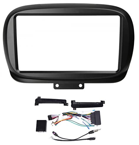 Sound way Kit Montaggio Adattatore Autoradio, Mascherina 9 Pollici Compatibile con Fiat 500X