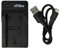 vhbw Chargeur USB de Batterie Compatible avec JVC BN-VF808, BN-VF808U, BN-VF908, BN-VF815 Batterie Appareil Photo Digital, DSLR, Action cam