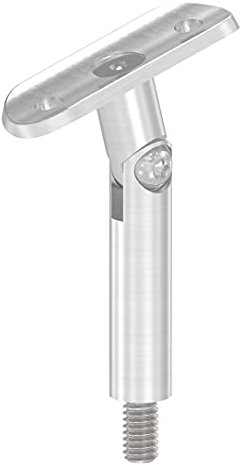 Gelenkstift mit Halteplatte | Anschluss: Ø 42,4 mm | V2A