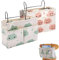 Qanye 2 Stücke Bett Organizer zum Einhängen, Hängetasche Organizer, Multifunktionale Bett Tasche, Bett Organizer, Betttaschen, für Büro, Küche und Schlafzimmerbett Verwendet (Grün,Rosa)