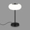 BRILONER Leuchten - Tischleuchte, Tischlampe dimmbar, 4.8 Watt, 500 Lumen, 4000 Kelvin, Schwarz/Weiß, 350x198mm (HxD)