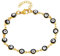 Akzent Damen-Armband Ayla Edelstahl Auge 18 + 3 cm lang 5030553 (goldfarbig)