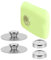 WANGCL Juego de 2 jaboneras magnéticas con ventosa de acero inoxidable montado en la pared, soporte magnético para jabonera para baño y cocina con adhesivo 3M