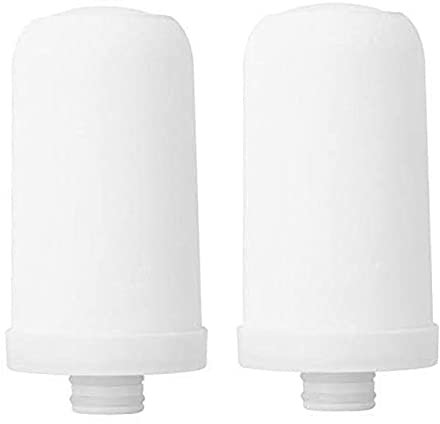 ANBP 2 Piezas Filtro de CeráMica, Grifo de Agua de FiltracióN, Cartucho de Filtro de Agua de Repuesto, Purificador de Grifo de Cocina para Hogar