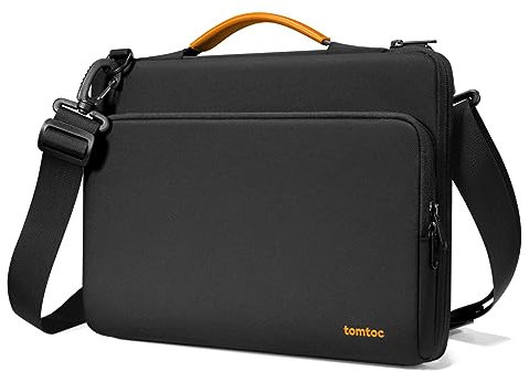 tomtoc 360° Laptop Tasche Hülle für 13 Zoll MacBook Air 2025 M4 A3240, M3/A3113 M2/A2681 M1/A2337, 13 MacBook Pro M2/M1 2022-2016, Schultertasche Passt 13 iPad Pro/Air M3 2025, 13 Surface Pro 11