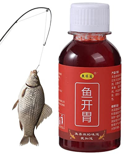 Fischköder-Zusatzstoff, flüssig, Fischduft, Lockstoff – Hochkonzentrierter Fischköder-Verstärker, Aminosäure-Element, leistungsstarke Lockstoffe für Fische