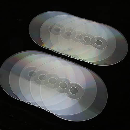 Klare CDs Zum Malen von 10 Stück Leere CDs für die Dekoration ästhetische Polier Wand CDs Transparent Schreiben CDs für DIY Crafts Party Wandzimmer Dekor