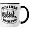 Trendation - Lustige Modelleisenbahn Tasse Geschenk für Eisenbahner (Schwarz)
