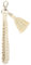 Damen Makramee Schlüsselanhänger Boho Geflochtener Schlüsselanhängers Kurzer Schlüsselanhänger Band Quaste Anhänger Aesthetic Auto Key Chain (Beige)