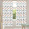 Niedliche Autos Traktor Sheer Vorhang 2er Set Cars Sheer Fenster Voile Vorhänge für Wohnzimmer Schlafzimmer Zimmer Küche Esszimmer Dekor 139 x 198 cm