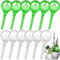 MULEVIP Riego por Goteo para Macetas 12 Pcs Riego Automatico Macetas, Autorriego para Macetas,Riego Goteo,Sistema de Riego por Goteo para Interiores y al Aire Libre - Colores Verdes y Transparentes