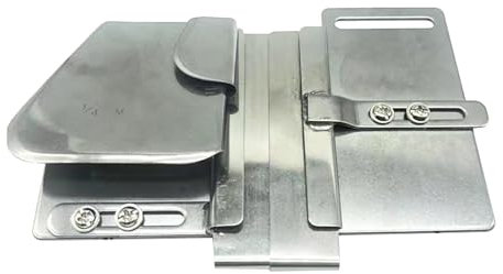 Leryveo Reißverschlussrohr-Versäuberungszylinder, Reißverschlusswerkzeug für Nähmaschine - Reißverschlussrohr mit flachem Oberteil zum Versäubern - Hem Curling Slide Hemming Tool, verschleißfestes