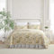 Laura Ashley Bettwäsche-Set für Doppelbett, wendbare Baumwoll-Bettwäsche mit passendem Kissenbezug, leichte Heimdekoration für alle Jahreszeiten (Roses Gold, Twin)