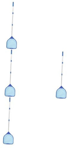 SUPVOX 4 Pièces Filet de Piscine épuisette Spa Grillage Fin epuisette Poisson Épuisette de Spa Filet de cuillère d'étang Filets de Piscine Filet à Feuilles Nettoyeur de Piscine Plastique