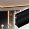 Oracra LED Kanäle 5er-/10er-Pack LED-Lichtstreifen-Kanaldiffusor für Fußleisten, Schwarzer 1 M Langer Indirekter Beleuchtungs-Aluminiumkanal für Wohnzimmer, Sockelleistenprofil(10pack)