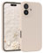 EAZY CASE - Silikonhülle für iPhone 16 Hülle Silikon Case weich stoßfeste Handyhülle iPhone 16 Schutzhülle mit Kameraschutz Dünn Premium Schutz Cover TPU Phone Bumper in Taupe