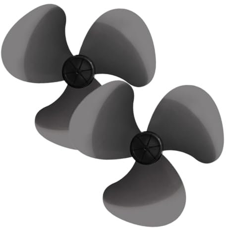 GAROZATION 2Piezas Ventilador de Repuesto de Plástico Ventiladores de Mesa y Pared Accesorios Duraderos y Fáciles
