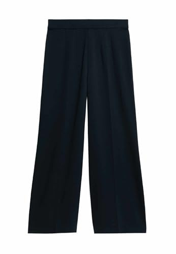 Marks & Spencer Jersey-Hose Mit Weitem Bein Und Stretch Damen Dunkles Marineblau UK 16 (EU 44)