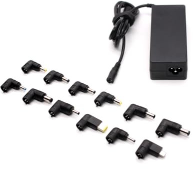 90W Universal Laptop Charger UK Compatible with HP Lenovo Acer Asus Dell IBM Toshiba Samsung Sony Fujitsu Gateway Notebook Ultrabook Chromebook with 12 Tips