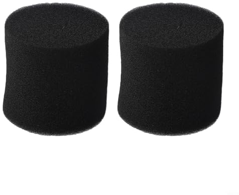 Lot de 2 bouchons en mousse pour port de haut-parleur - Type à cellules ouvertes - Pour un positionnement mural fermé (55 x 50 mm)