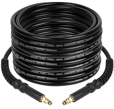 YUET 5M Tubo di Ricambio ad Alta Pressione per Kärcher Connettore Rapido | per Karcher K2, K3, K4, K5, K7 Idropulitrici Domestiche, Scatto Tipo Click Accessori Estensione Tubo di Pulizia Acqua