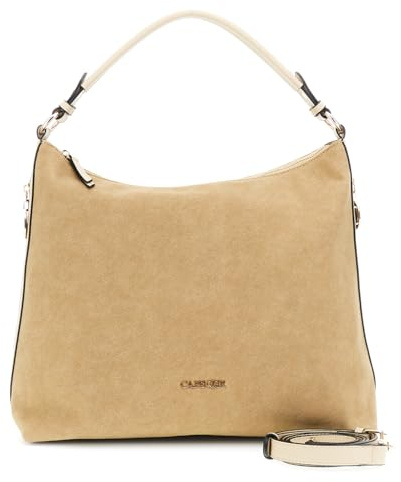 CAFèNOIR - Tasche In Wildlederoptik, Für Frauen, Farbe Beige, Größe Einheitsgröße