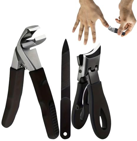 Thick Zen Cutter - Strong Steel - Kit, Nail Cutter | Strong Steel Toe Nail Care Tool, Thick Toenail Cutter for Men Women Older
