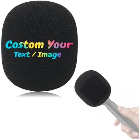 Custom Microphone Cover Personalized microphone foam windscreen Customized foam mic windscreen for Rode DJI Mic Wireless GO Hollyland Lark