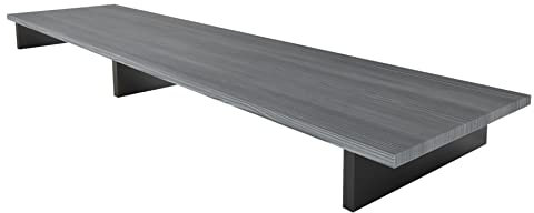 Vladon TV-Aufsatz Game, Made in Germany, Aufsatz für TV-Boards zur Erhöhung, Weiß matt/Avola-Anthrazit (138,5 x 9,5 x 34,5 cm)