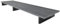 Vladon TV-Aufsatz Game, Made in Germany, Aufsatz für TV-Boards zur Erhöhung, Weiß matt/Avola-Anthrazit (138,5 x 9,5 x 34,5 cm)