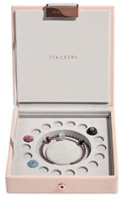 Stackers Schmuck-Box mit Fächern und Deckel rose