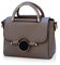 Nicole & Doris Petit Sac Bandoulière Femme Trapèze Sac à Main Porté Epaule Cuir PU - Pochette Soirée Mode Travail Shopping Elégant Tendance Chic Gris foncé