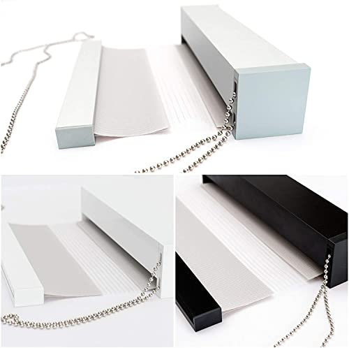 KSHANDEL24 Premium DOPPELROLLO BH16 Dunkelbraun mit Alu Kassette (50x150 cm, Kassettenfarbe: Silber matt)