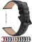 Fullmosa Cinturino in Pelle 22mm per Orologio, Cinturini Smartwatch 22mm Compatibile con Samsung Galaxy Watch 46mm, Galaxy Watch 3 45mm, Garmin, Nero