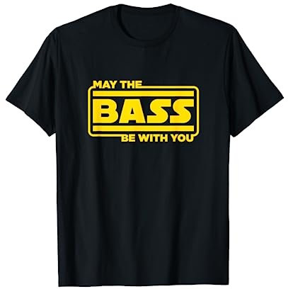 Bassgitarre Schlagzeug Möge der Bass mit dir sein Bassist T-Shirt