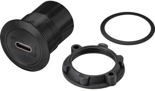 TRU Components Sockel USB-33-BK Buchse, Dicke des Panels: 1-10 mm, TC-9534340, Inhalt: 1 Stück