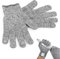 MAGIC SELECT Guanti Antitaglio. Guanti da Lavoro Protezione Livello 5. Guanti da Cucina Resistenti al Taglio. Guanti Giardinaggio - Fai da te - carpenteria. (XL - 26 cm)