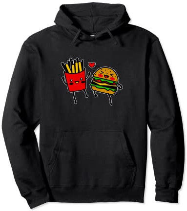 Team Pommes - Pommes mit Burger Pullover Hoodie