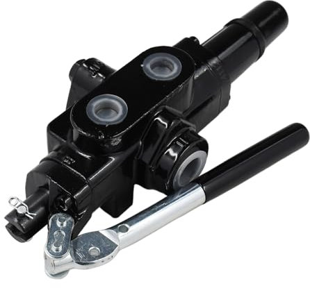 Firmusparts 25GPM, 3500PSI Hydraulic Log Splitter Control Valve, Working Port 1/2 NPT, Inlet/Outlet Port 3/4 NPT, Adjustable Detent, Auto Return Detent Lever Handle