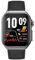 Knauermann PRO 3 Fan Edition eckig (2025) Grau, Gesundheitsuhr Smartwatch mit Telefoniefunktion, EKG Plus HRV und SOS Funktion, BT Bluetooth, Schlafapnoe, Leder Schwarz, 14-24