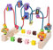 YIZITU Beads Wire Maze Roller Coasters Educational Toy Early Learning For Todder Kids Cognitive Skills Hand-Eye Coordination Roller Coasters Toy