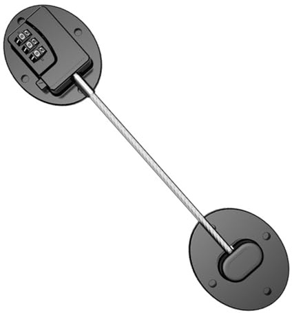 1 Pc Fridge Lock Without Drilling, Safety 3-Digit Password Refrigerator Locks with Combination,Children Security, Cabinet Lock,Suitable Door Cupboard Drawer Windows Freezer