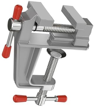 Schraubstock für Holzarbeiten, Tisch, Werkbank, Schraubstock, Festklemmzange, Fräsen, Klemme, Tischplatte, Handwerkzeug, ergonomischer Griff, Schraubstock