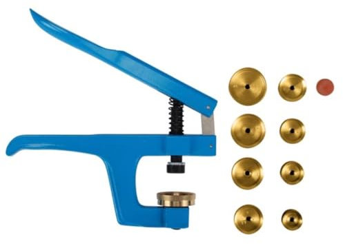 Velleman VTWT2 Einpresswerkzeug Uhrenschließer 9 Druckplatten Gummiaufsatz