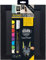 SECURIT - Lavagna da Parete Woody - Per Pennarelli a Gesso Liquido - Per Bar, Ristoranti, Pub, Negozi - Cornice in Legno Laccato - 1 Pennarello a Gesso Liquido Incluso - 20x24cm - Colore Nero