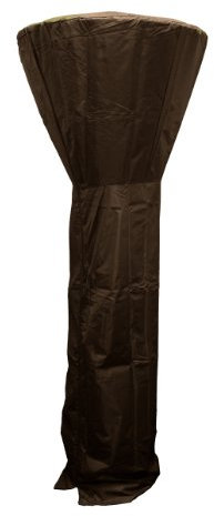 Hiland HVD-CVR-M Chauffage de terrasse haut Cov er-87-moka, 221 cm