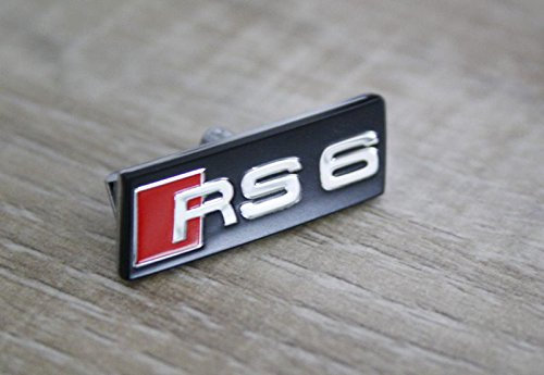 Audi 4G0419685A5PR Plakette RS6 Tuning Schriftzug Lenkrad Emblem