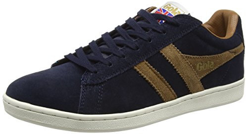 Gola Men's Equipe Suede Trainers, Blue (Navy/Tobacco Ef), 6 UK (40 EU)
