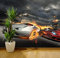 Wall Art Desire Street Race Sports Car Wall Mural Photo Wallpaper Kids Bedroom (Paper 220gsm Premium, XX Large 3000mm x 2400mm)