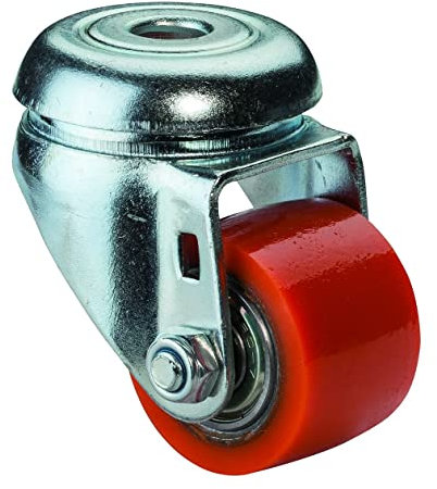 BS Rollen Lenkrolle ohne Platte (Kompaktrolle Tragkraft: 100 kg, Durchmesser Rad: 50 mm, Kugellager) A601.C10.035